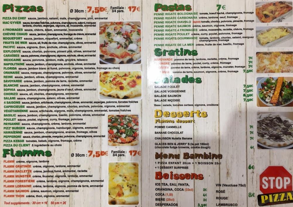 Stop Pizza - Menu Image 3